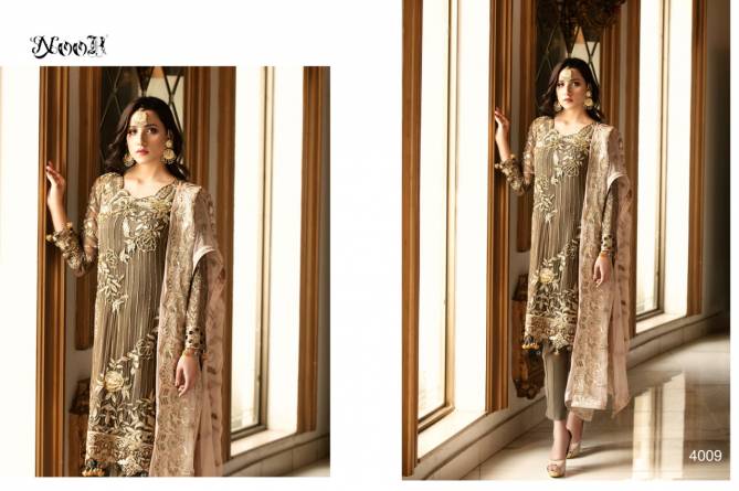 Noor Zebtan 2 Faux Georgette  Heavy Embroidery With butterfly net Latest Fancy Designer Pakistani Salwar Suits Collection